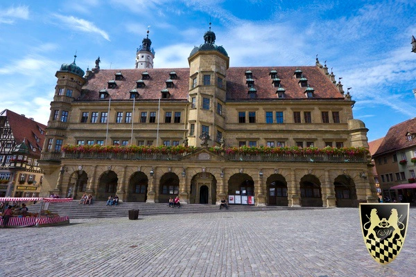 A picturesque view of Rothenburg ob der Tauber, highlighting its charm for day trips and overnight stays.